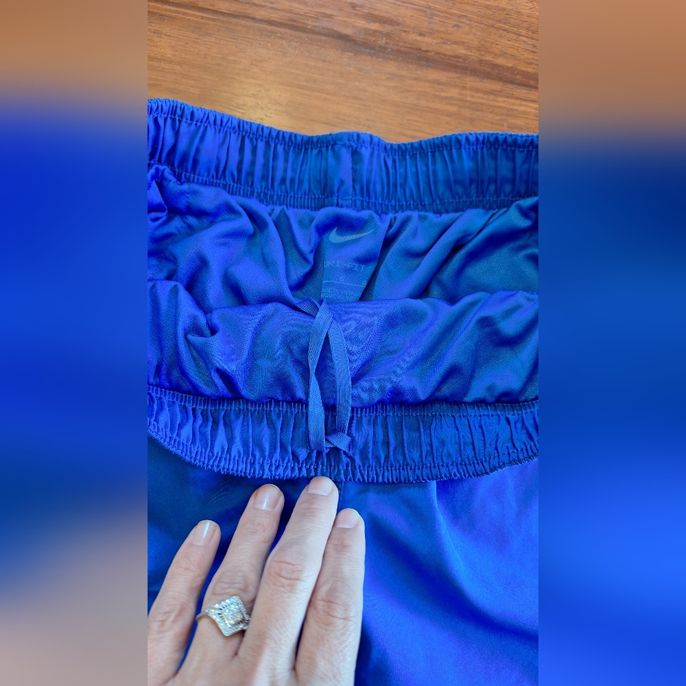 Nike Dri-fit Tempo running shorts Blue, Large - Picture 2 of 3
